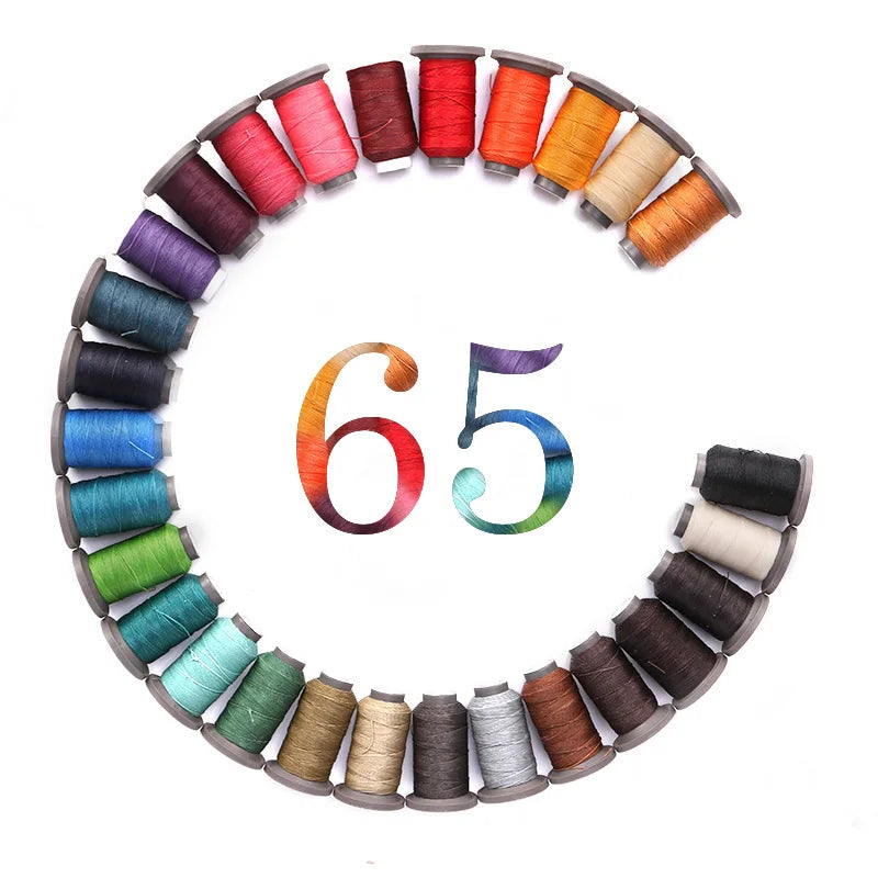 WUTA Leather Waxed Thread Set 20 Pcs For DIY Sewing