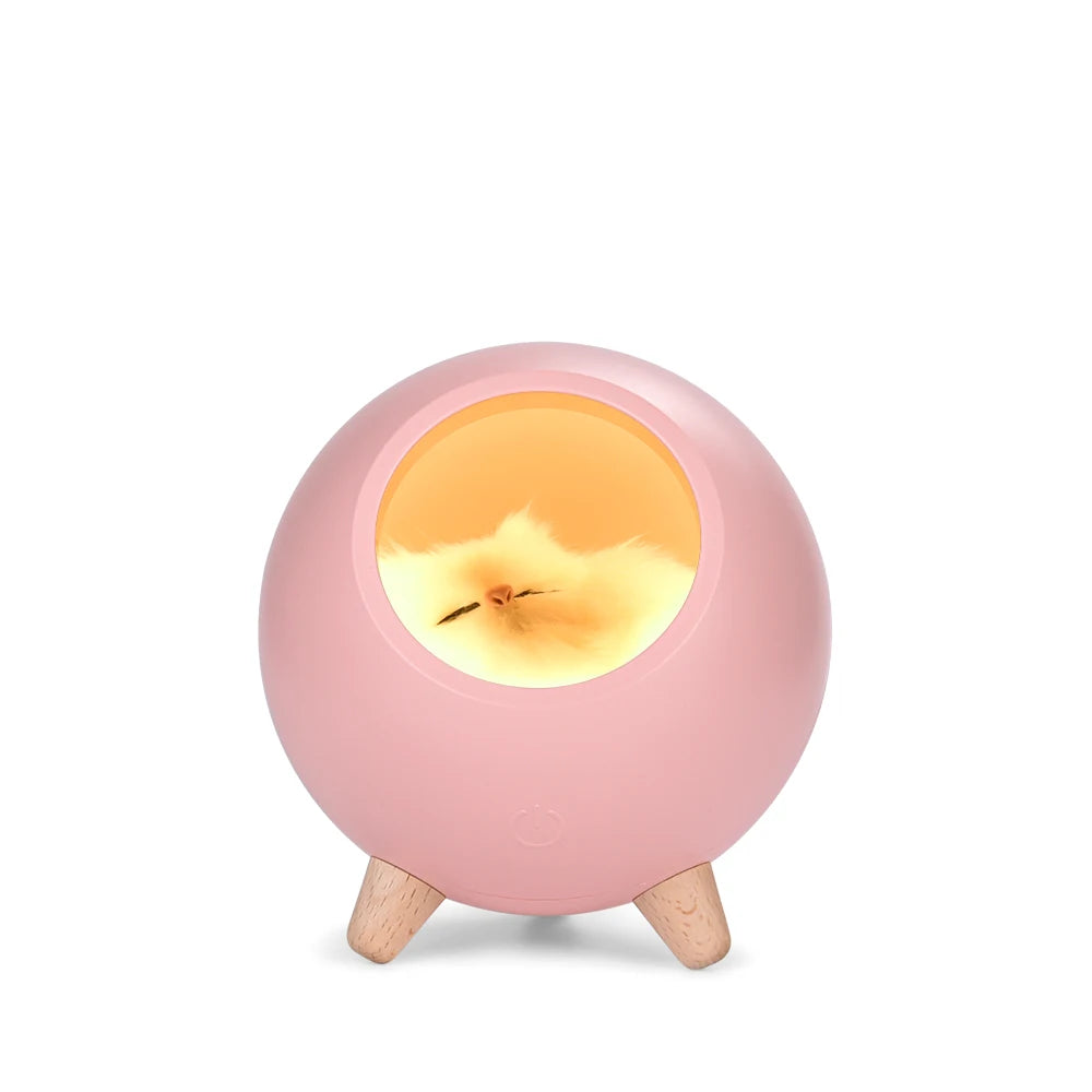 Brelong USB Cat House Touch Dimming LED Night Light