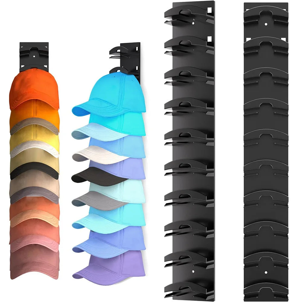 Plastic Hat Rack Space Saving Baseball Cap Storage Organizer