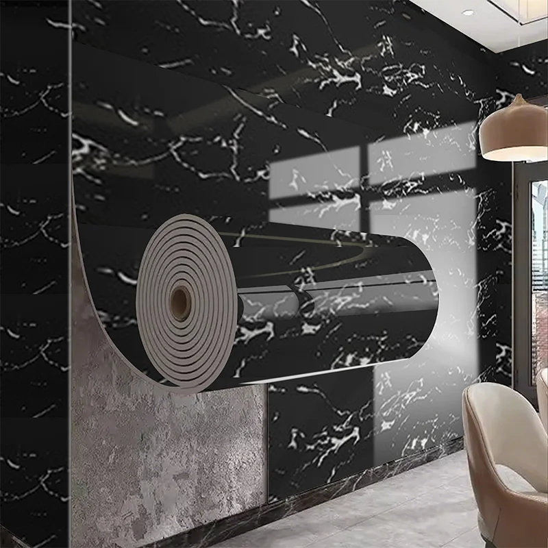 Marble PVC Wall Stickers Self Adhesive Waterproof for Walls