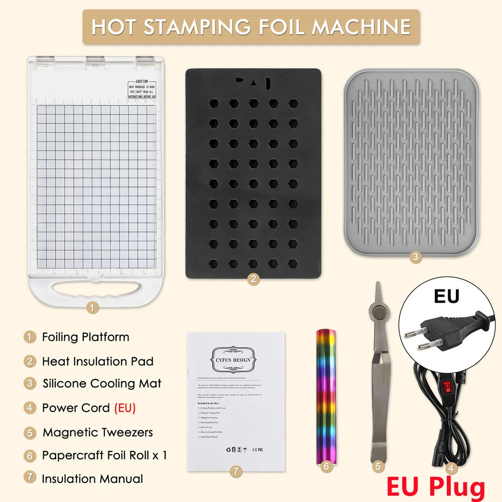 Hot Stamping Foil Machine for Card Making and Gift Projects