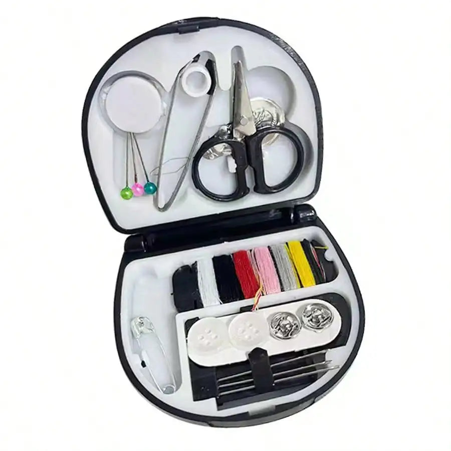 Travel Sewing Kit Portable Repair Pack With Threads Scissors Needles
