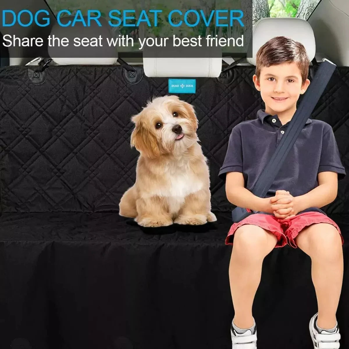 Car Dog Seat Cover Back Seat Waterproof Nonslip Protector