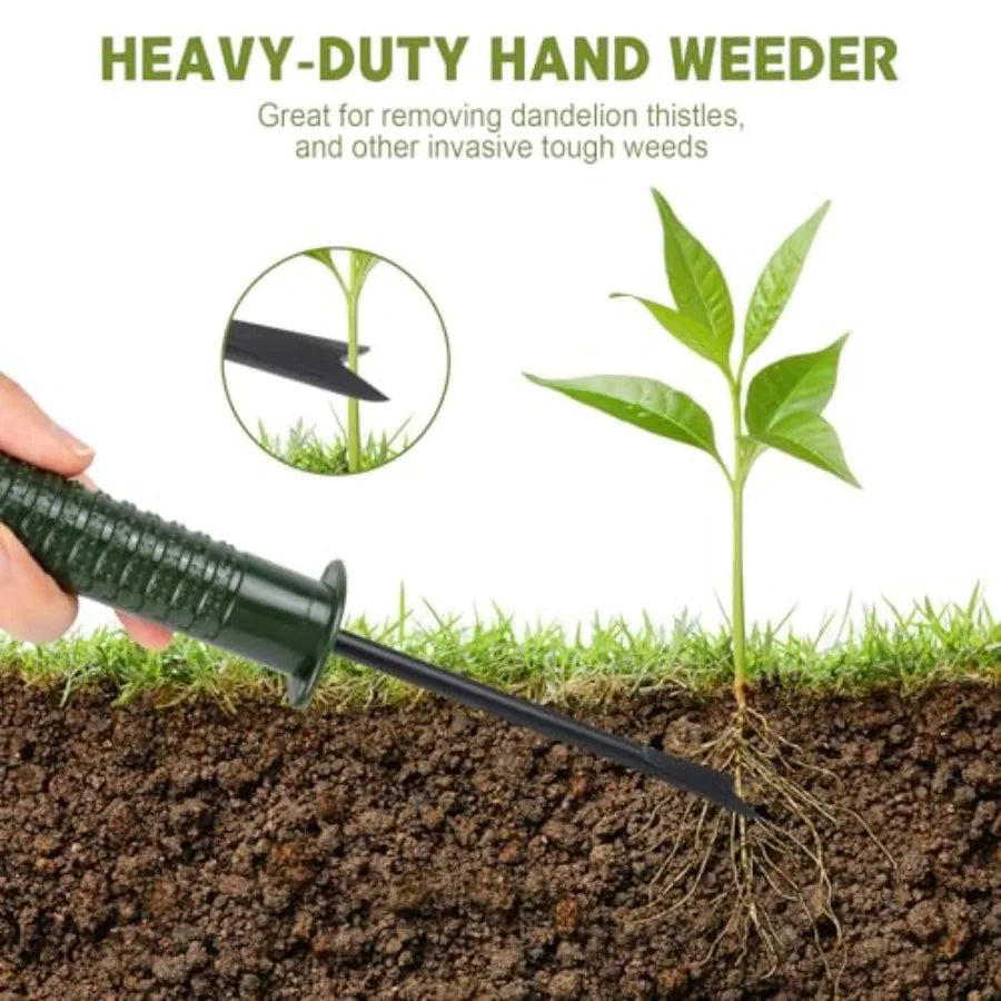 SHXI Garden Tool Set 4 Pieces With Hand Shovel Transplant Shovel Weeder And Rake