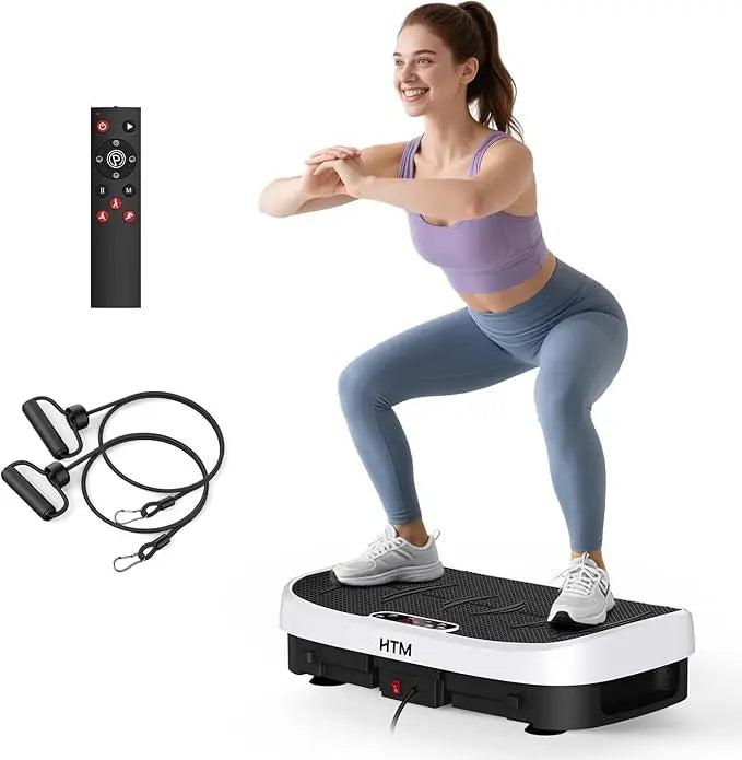 HTM Vibration Plate Fitness MultiFunction Trainer For Home Gym