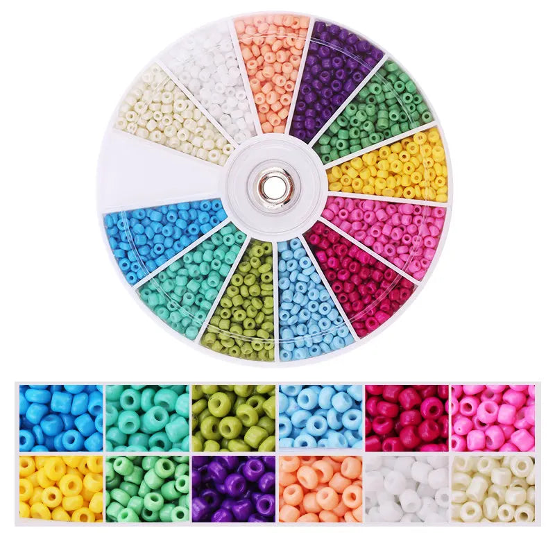 Glass Seed Beads Set 2000 Pieces For Jewelry Making DIY