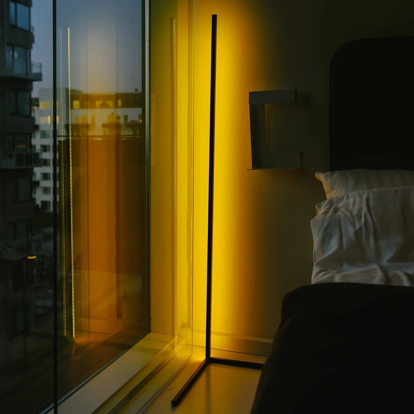 Corner Floor Lamp RGB LED For Living Room Game Room