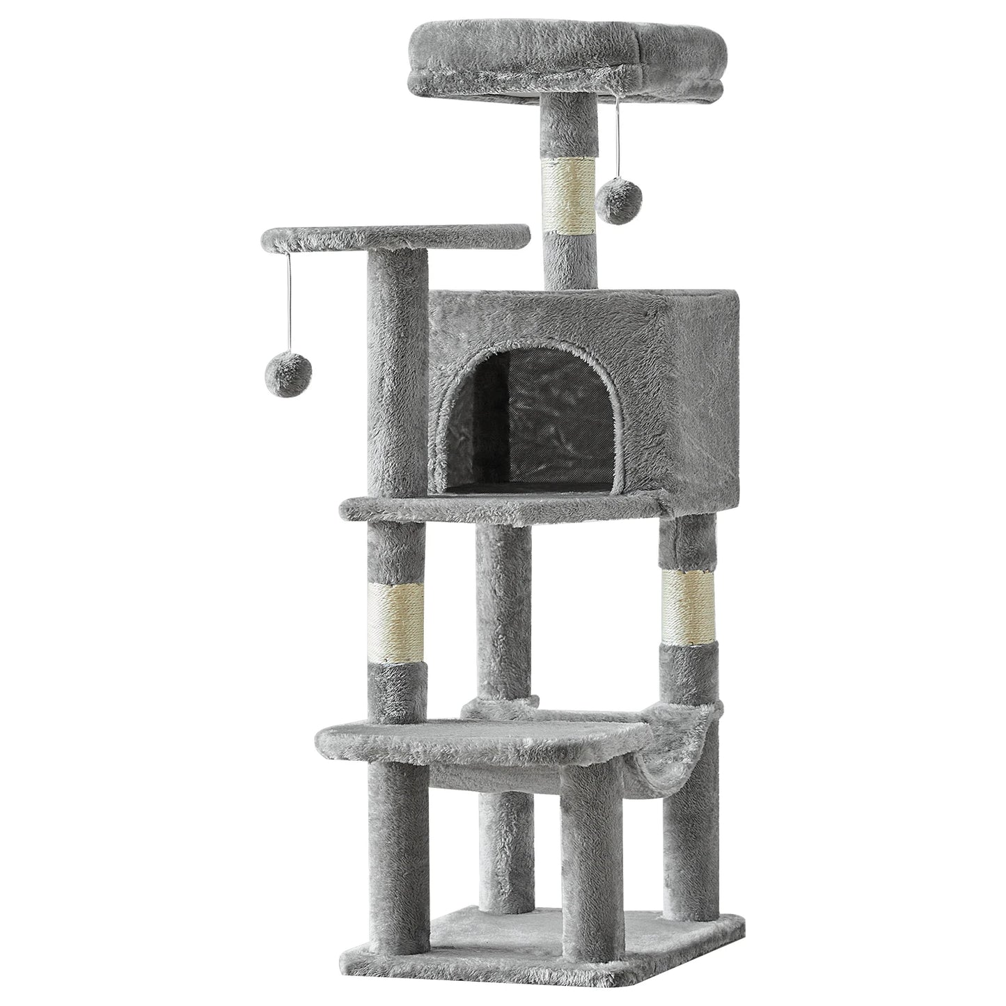 JHK Cat Tree MultiCat Climbing Tower Indoor Sisal Scratching Posts