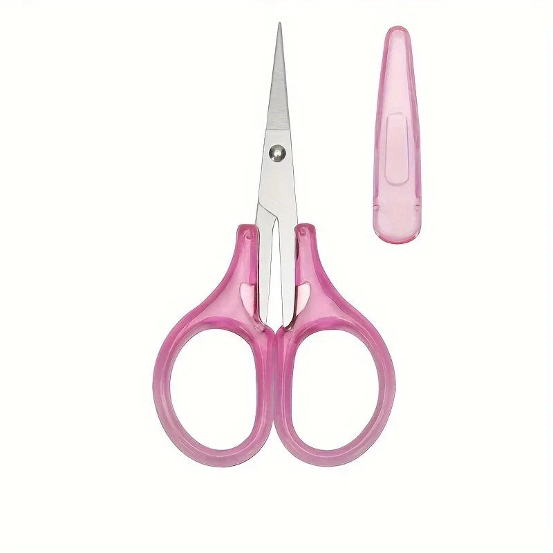 Compact Precision Craft Scissors Stainless Steel Blades With Cap TSA-Approved