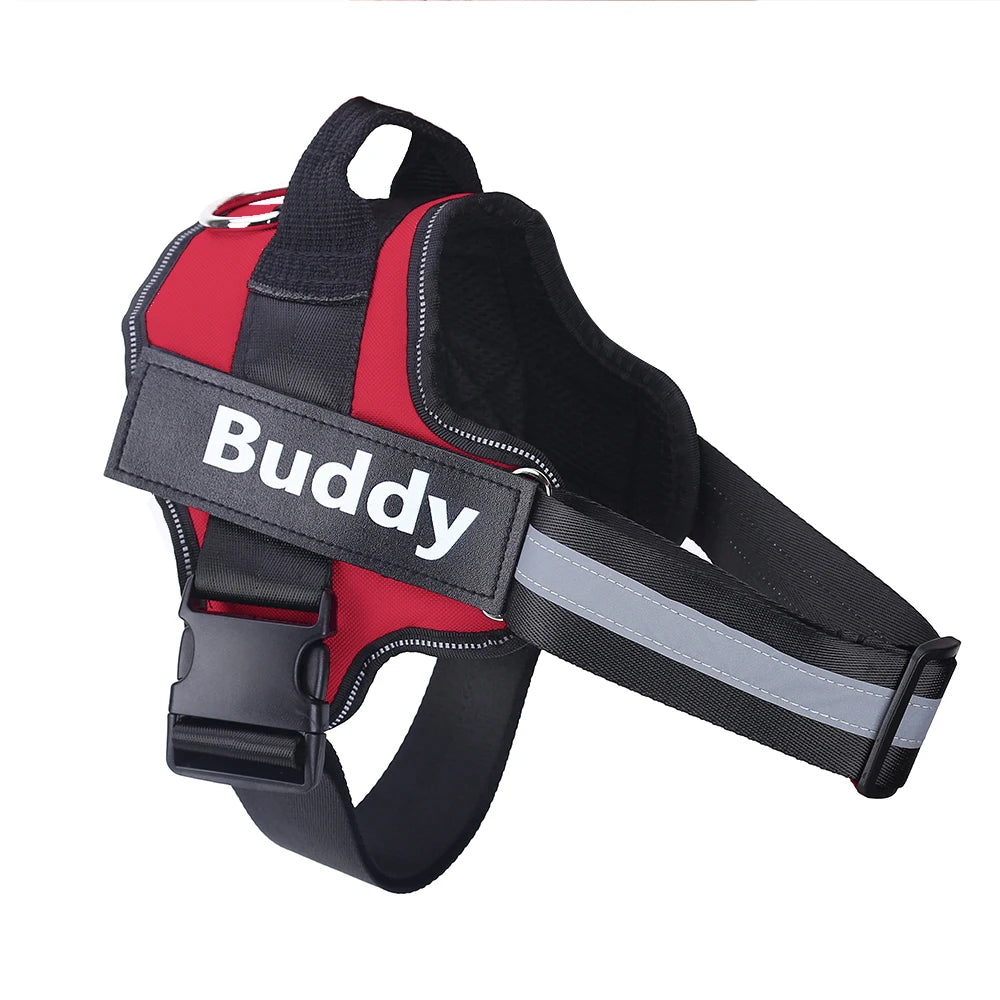 Bolux Personalized No Pull Reflective Dog Harness Vest All Sizes