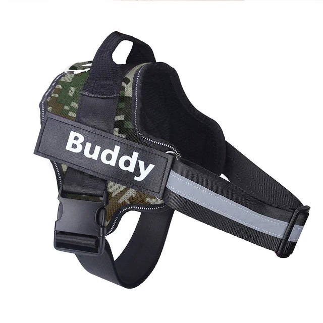 Bolux Personalized No Pull Reflective Dog Harness Vest All Sizes