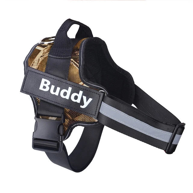Bolux Personalized No Pull Reflective Dog Harness Vest All Sizes