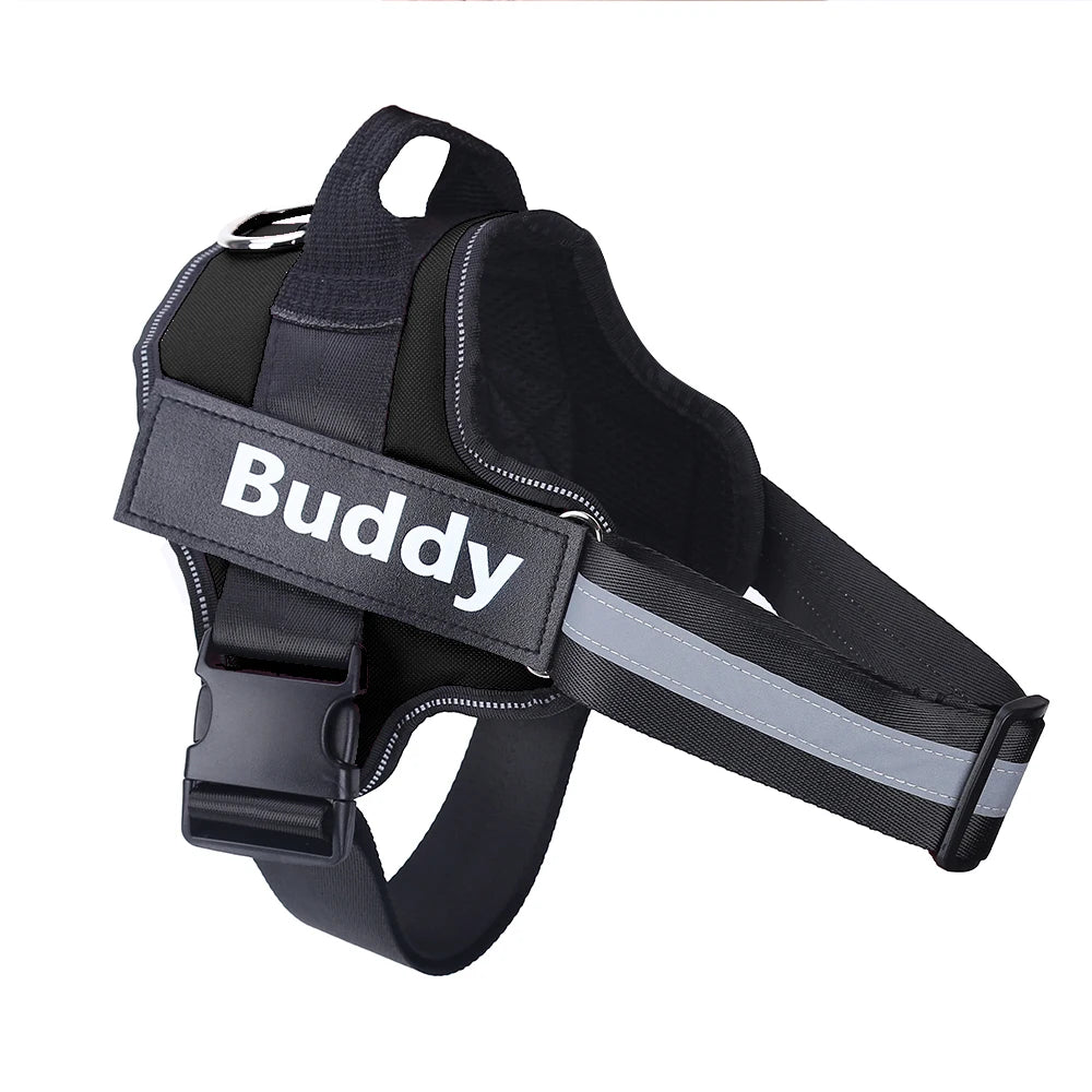 Bolux Personalized No Pull Reflective Dog Harness Vest All Sizes