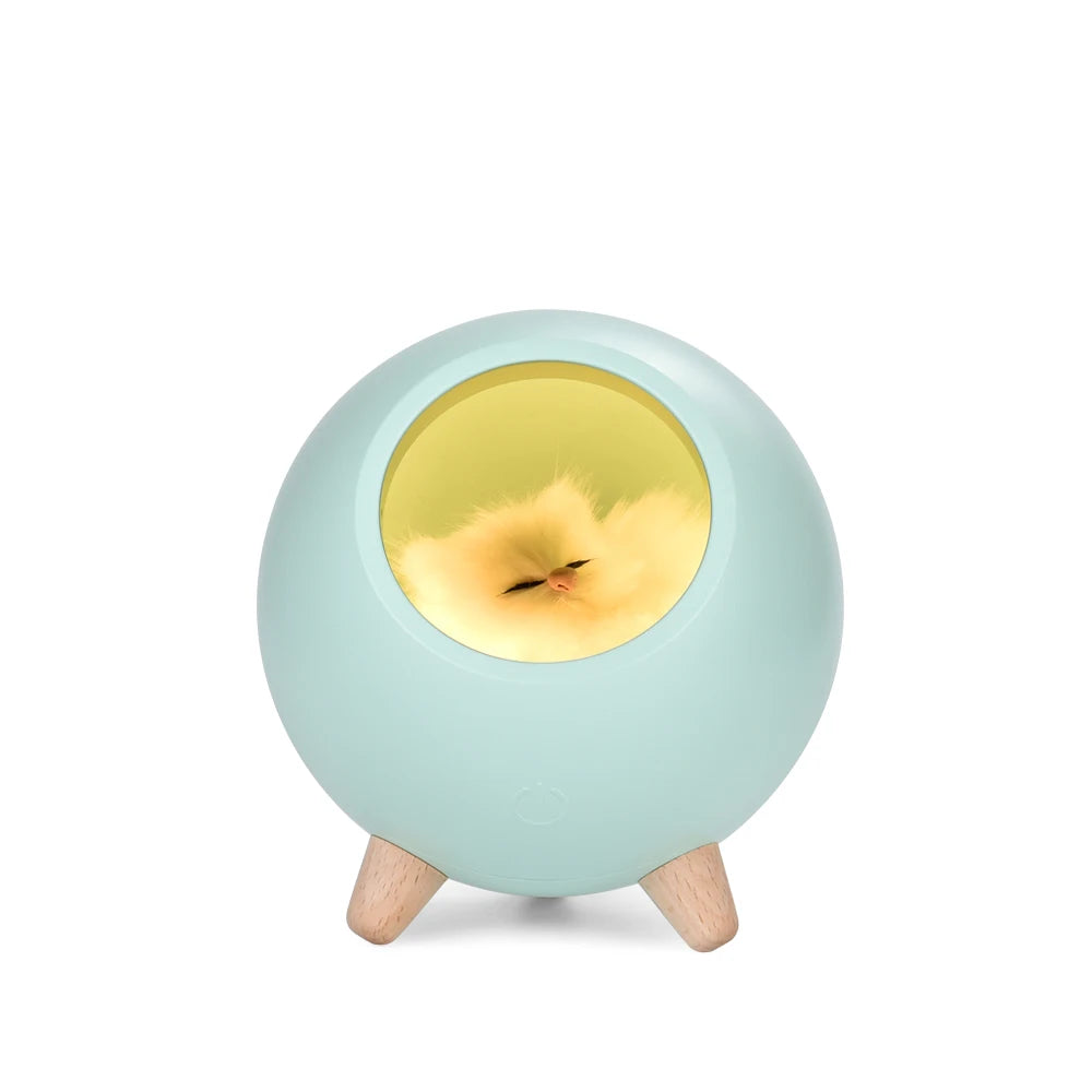 Brelong USB Cat House Touch Dimming LED Night Light