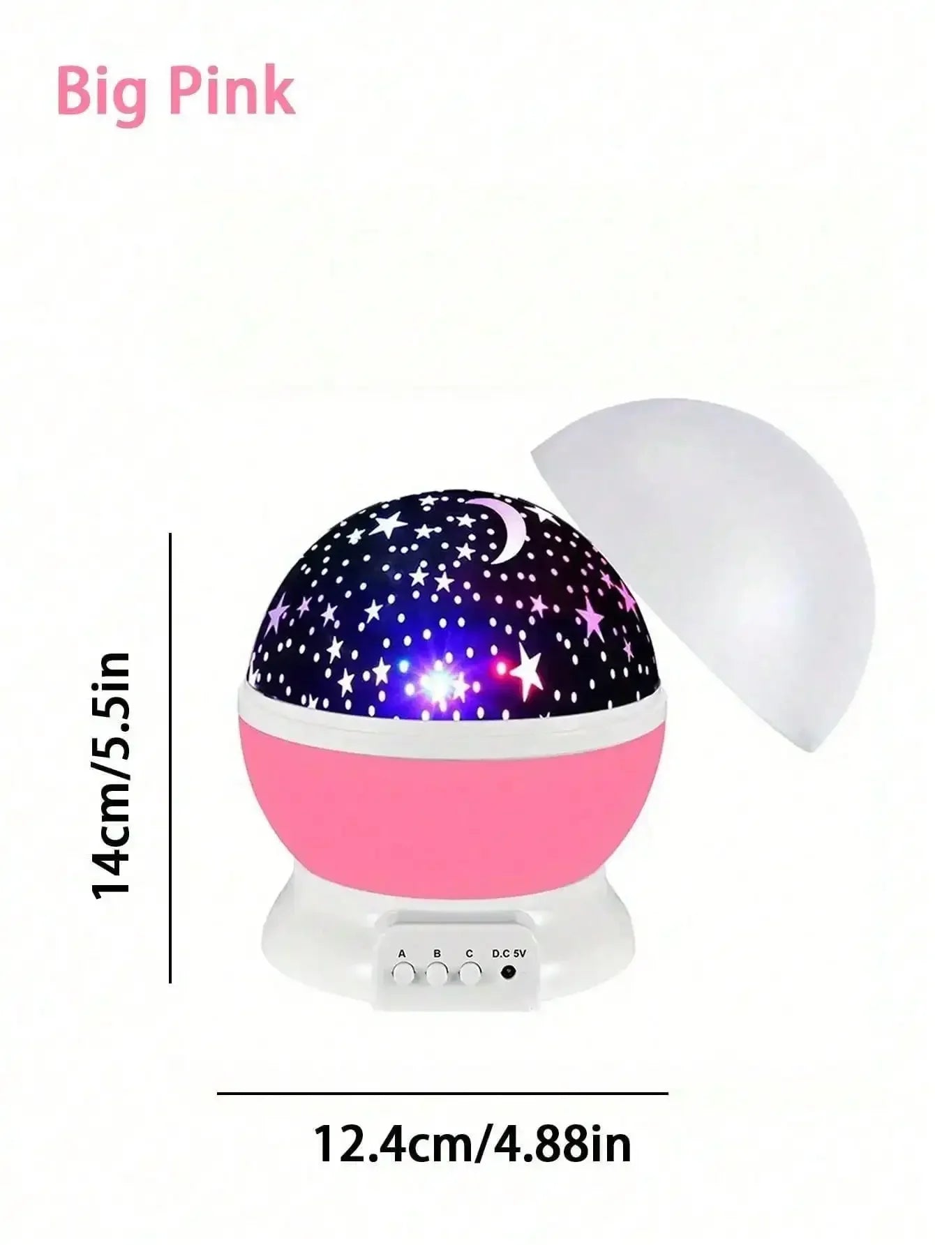 360 Rotation LED Star Moon Projection Lamp For Room Decor