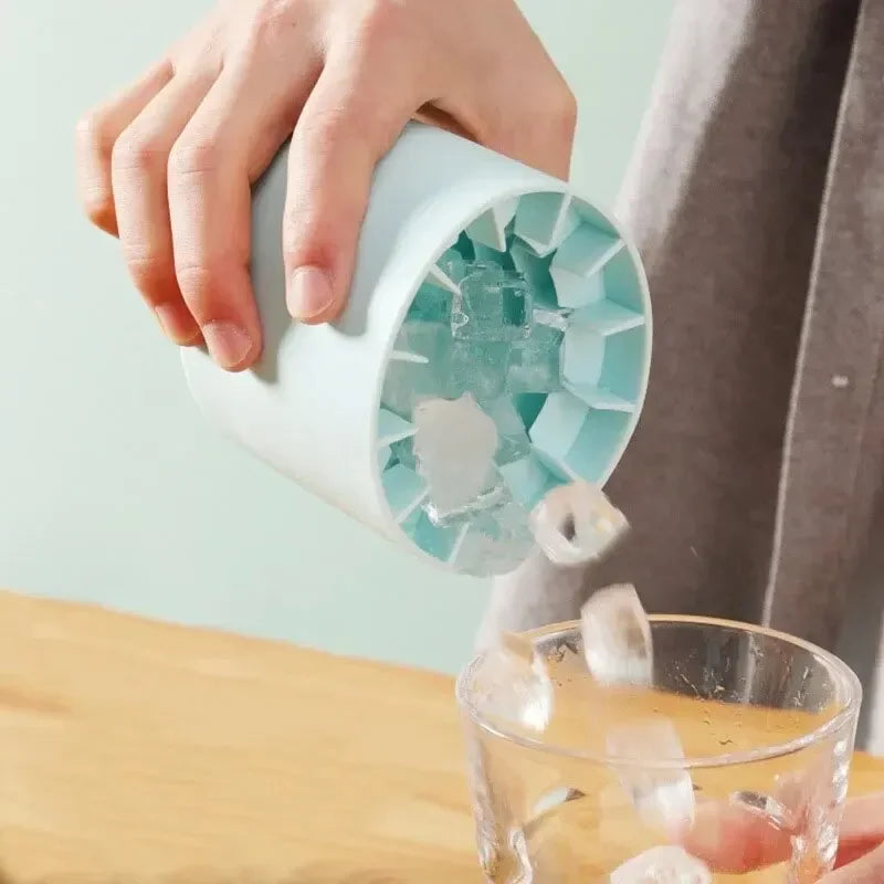 Silicone Round Ice Cube Mold for Barware and DIY Ice Maker