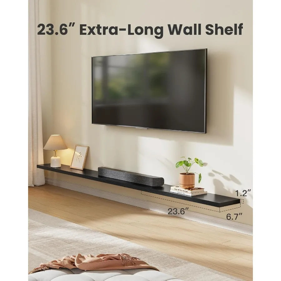 Amada Floating Wall Shelves for Living Room and Office