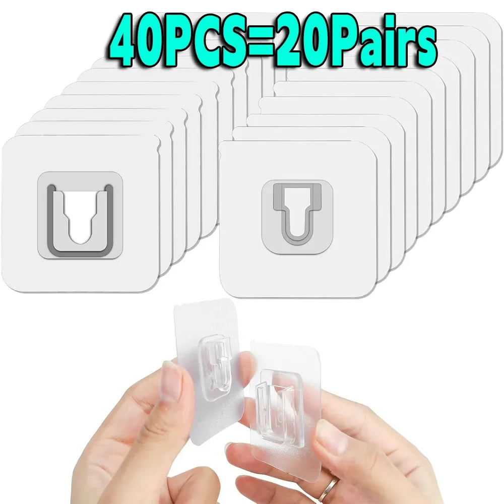Double Sided Adhesive Wall Hooks Suction Cup Kitchen