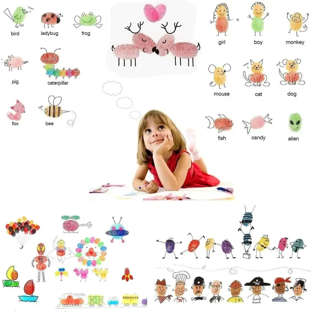 Washable Craft Ink Stamp Pads For Rubber Stamps And Scrapbooking