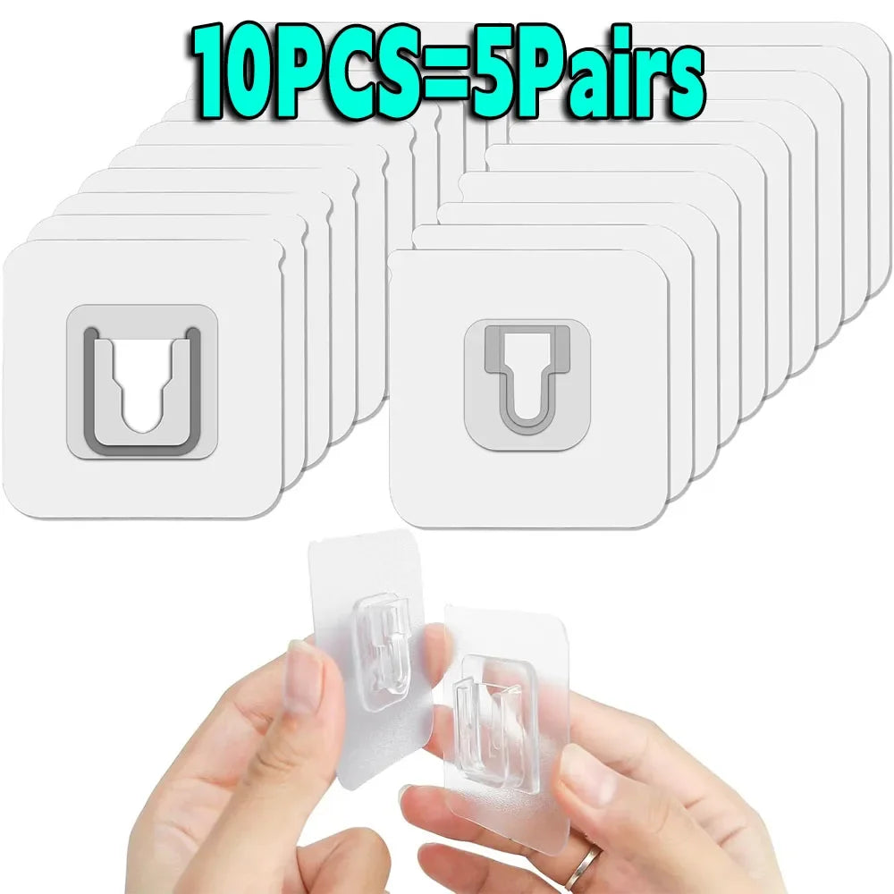 Double Sided Adhesive Wall Hooks Suction Cup Kitchen