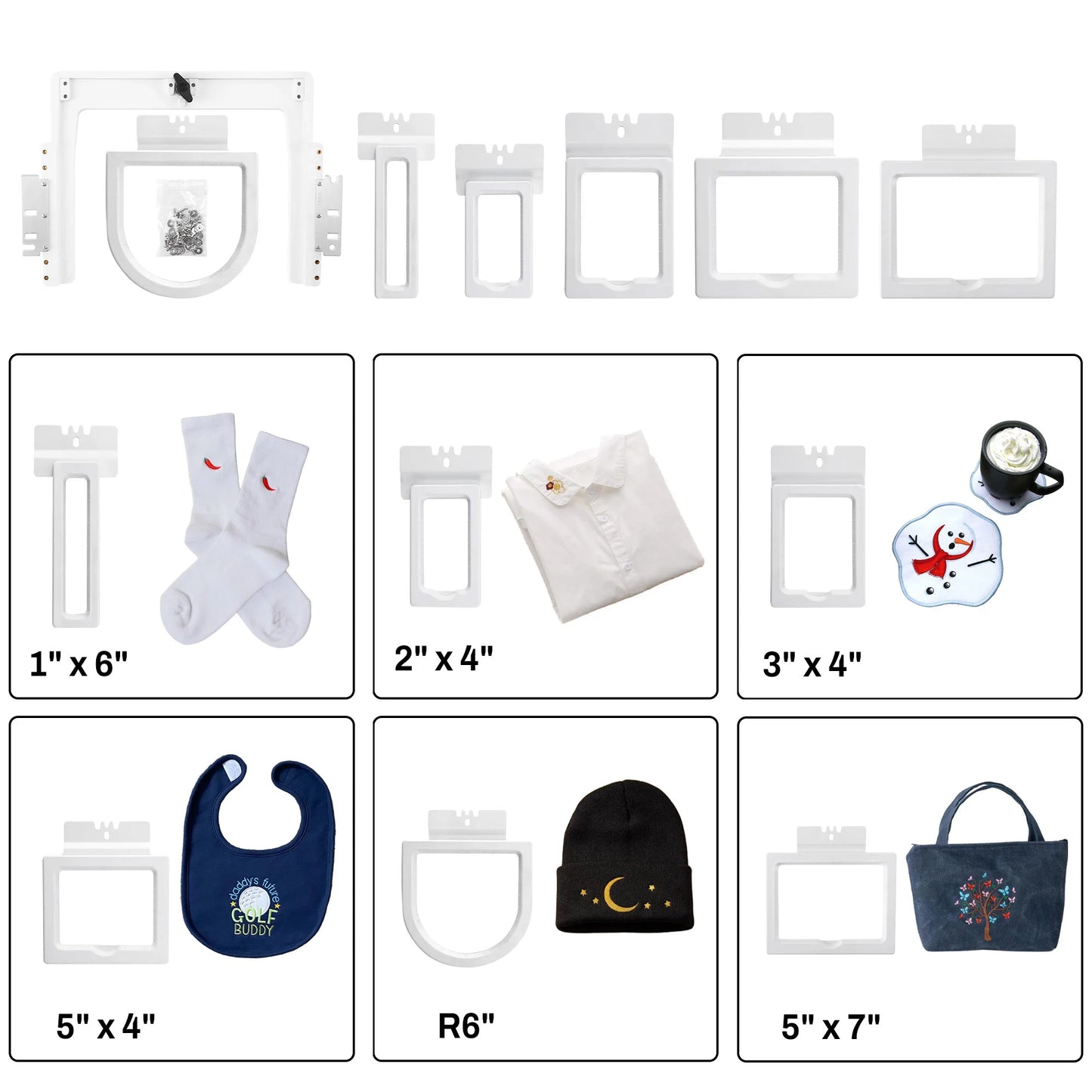 Magnetic Embroidery Hoop and Frames for Tajima SAI Embroidery Machine