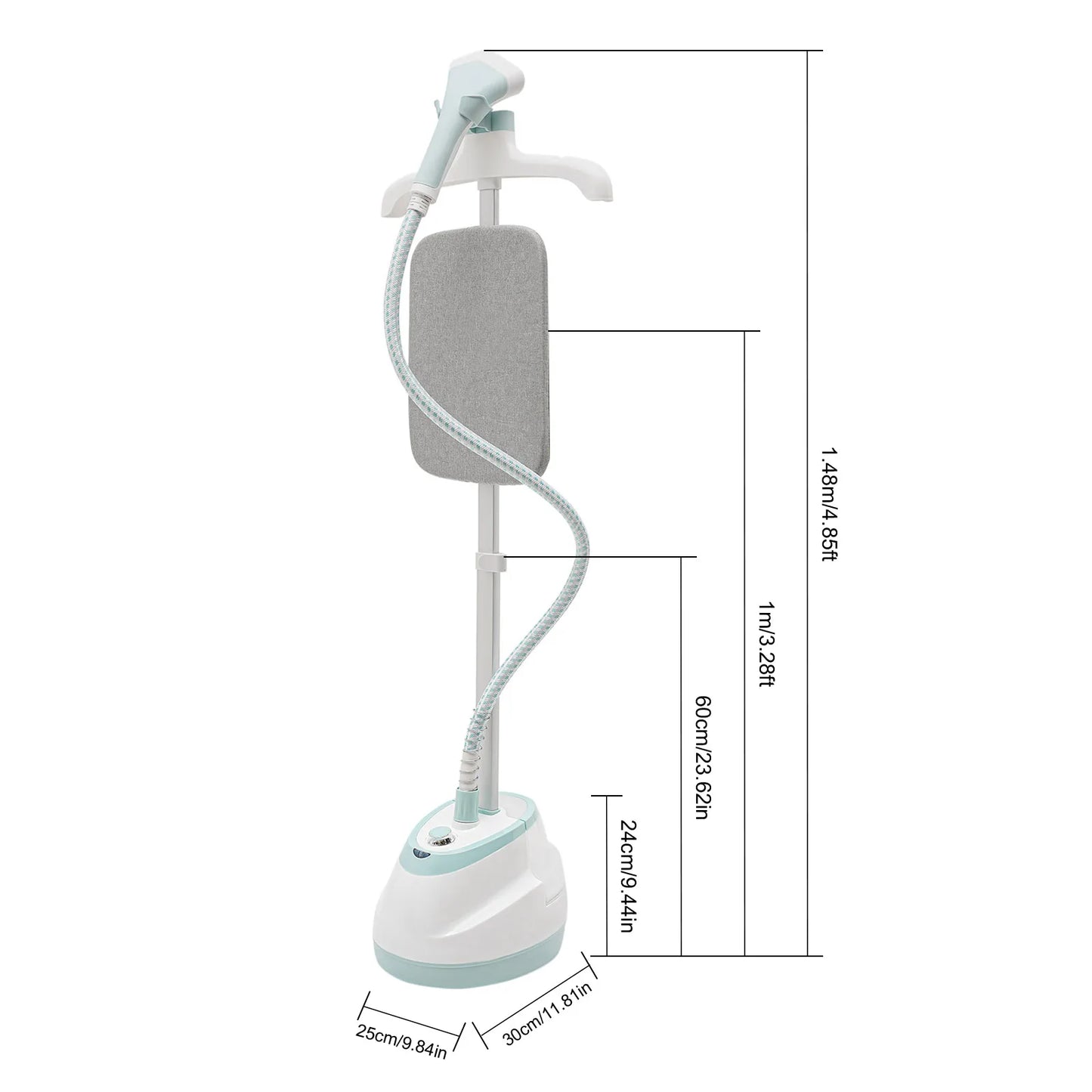 Sweetmile 1350W Standing Steamer With Ironing Board