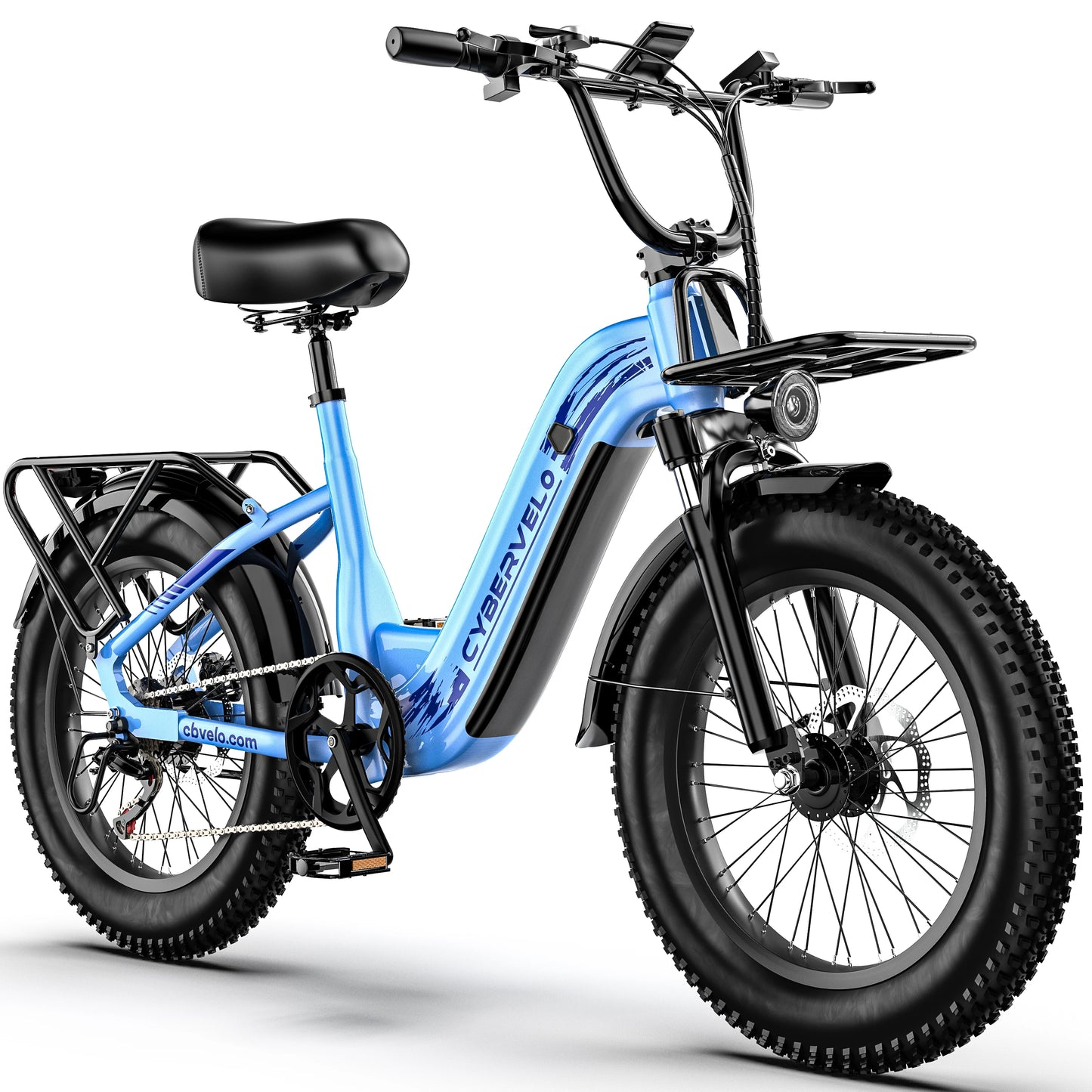 CYBERVELO EK12 1000W Fat Tire Electric Bicycle 48V 20Ah