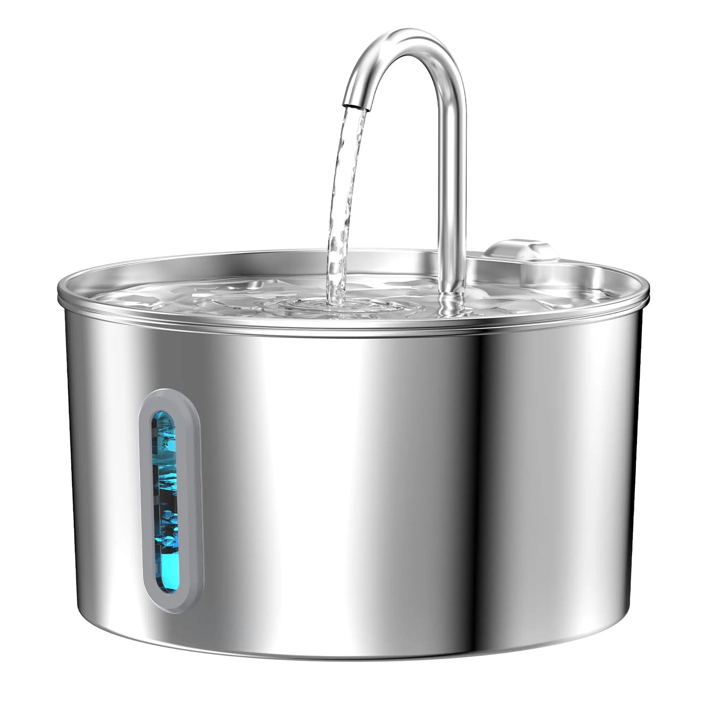Weomg Stainless Steel Cat Drinking Fountain For Multiple Pets
