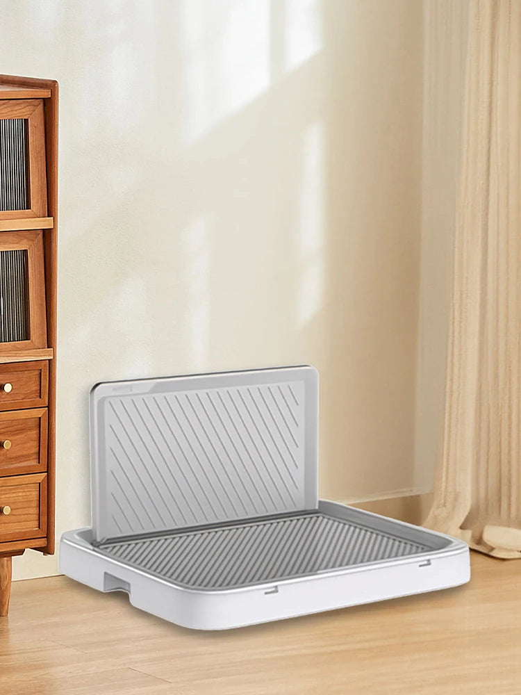 Alloet Dog Potty Tray With Pee Wall Pan Training Toilet