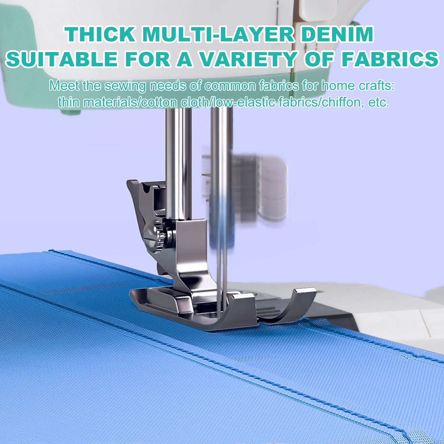 LetCartMaker 12 Stitches Mini Sewing Machine With Foot Pedal Gift