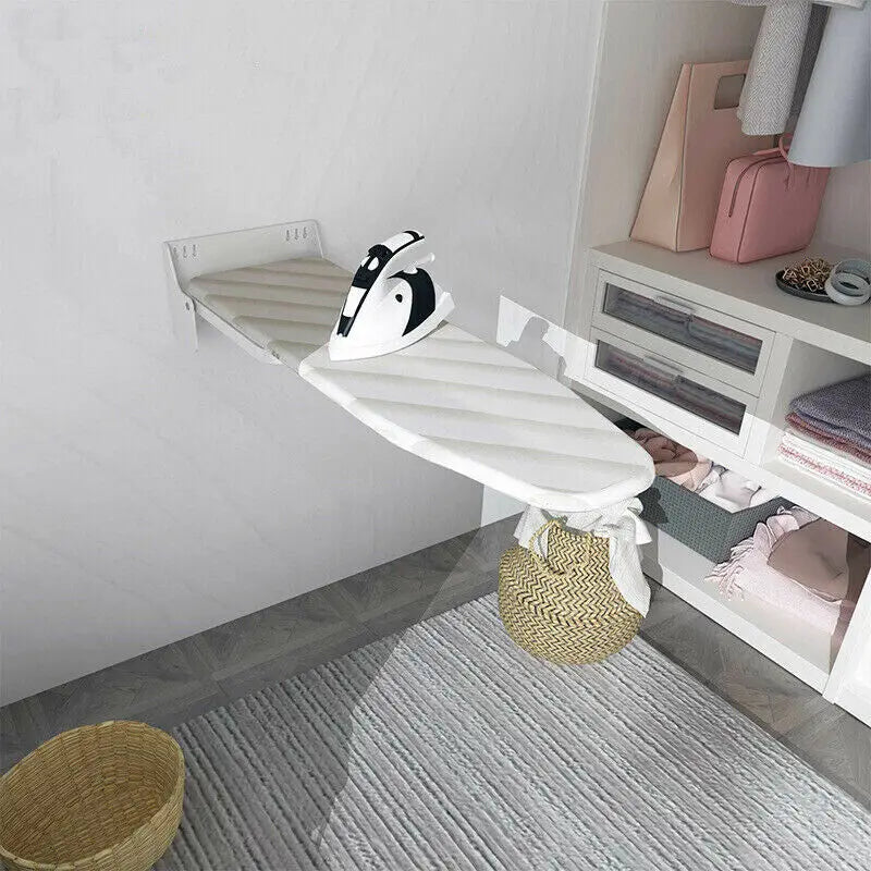 Wall Mounted Heavy Duty Foldable Ironing Board 180 Degree Swivel