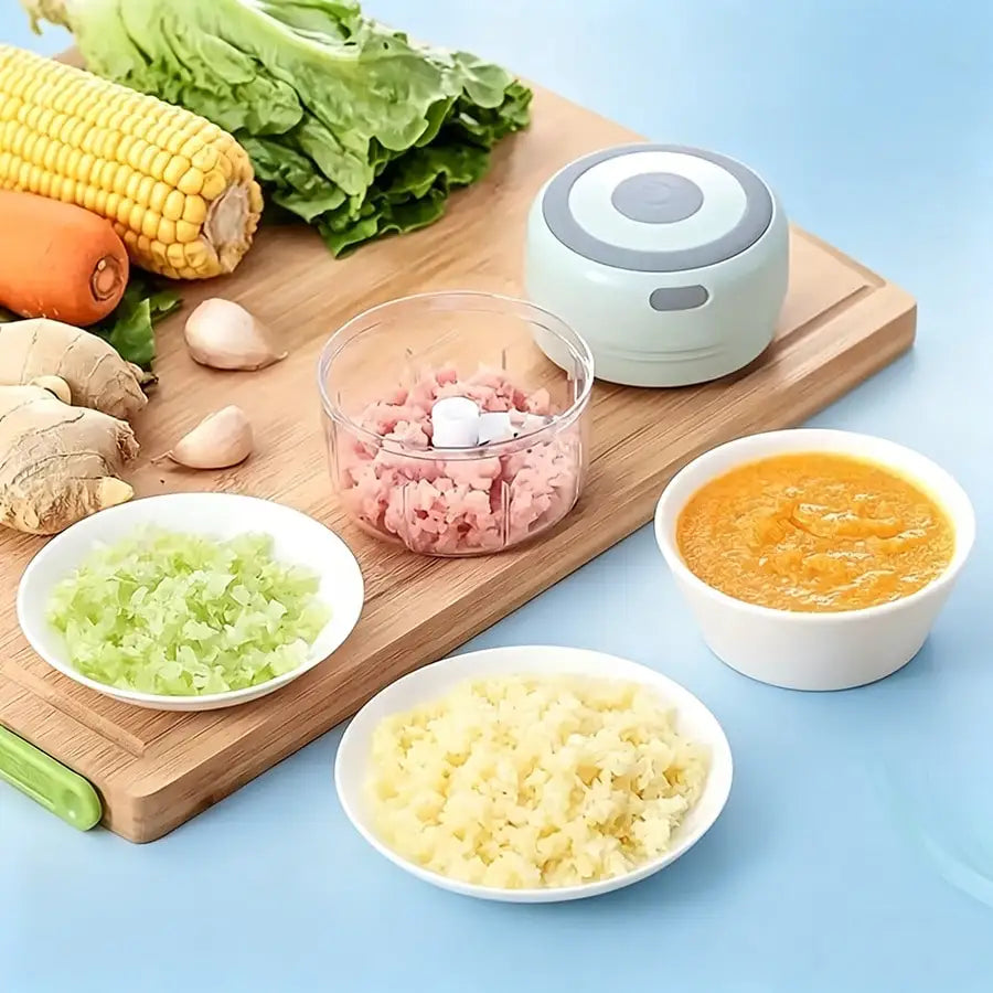 Rechargeable Garlic Chopper And Meat Grinder Multi Purpose Kitchen Tool