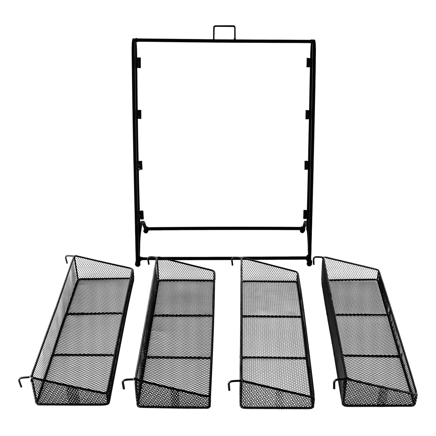 Bymaocar 4-Tier Snack Display Rack for Countertop Stores