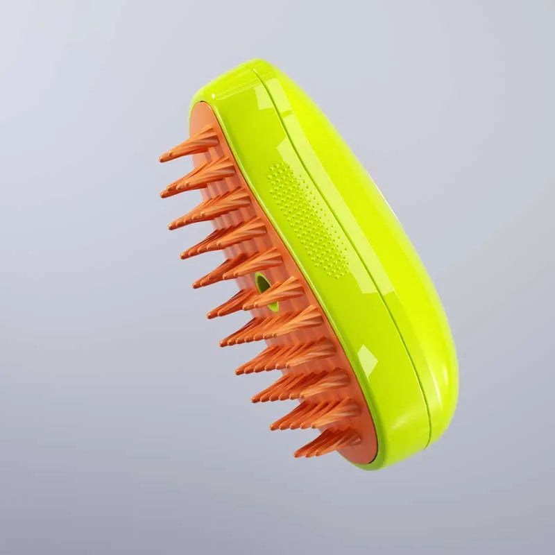 SHFY Electric Pet Steamer Brush 3-In-1 Massage Hair Removal
