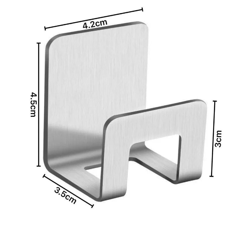 Stainless Steel Kitchen Sponge Holder Tray Drainer Rack Self Adhesive