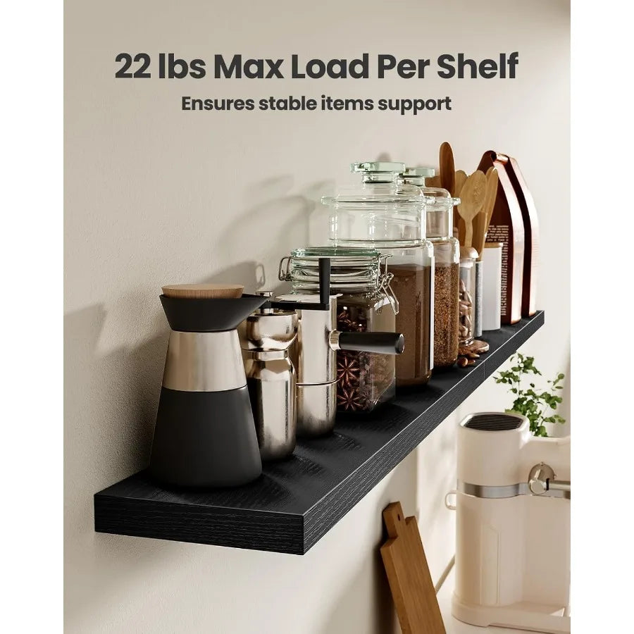 Amada Floating Wall Shelves for Living Room and Office