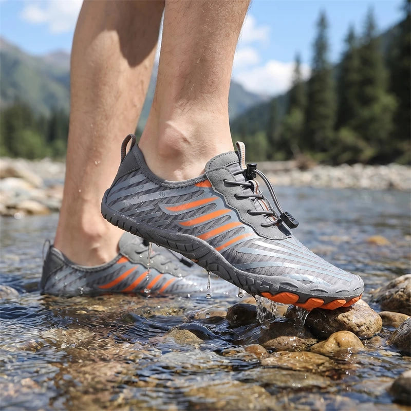 Men Water Shoes Aqua Beach Surfing Wading Sneakers For Fitness