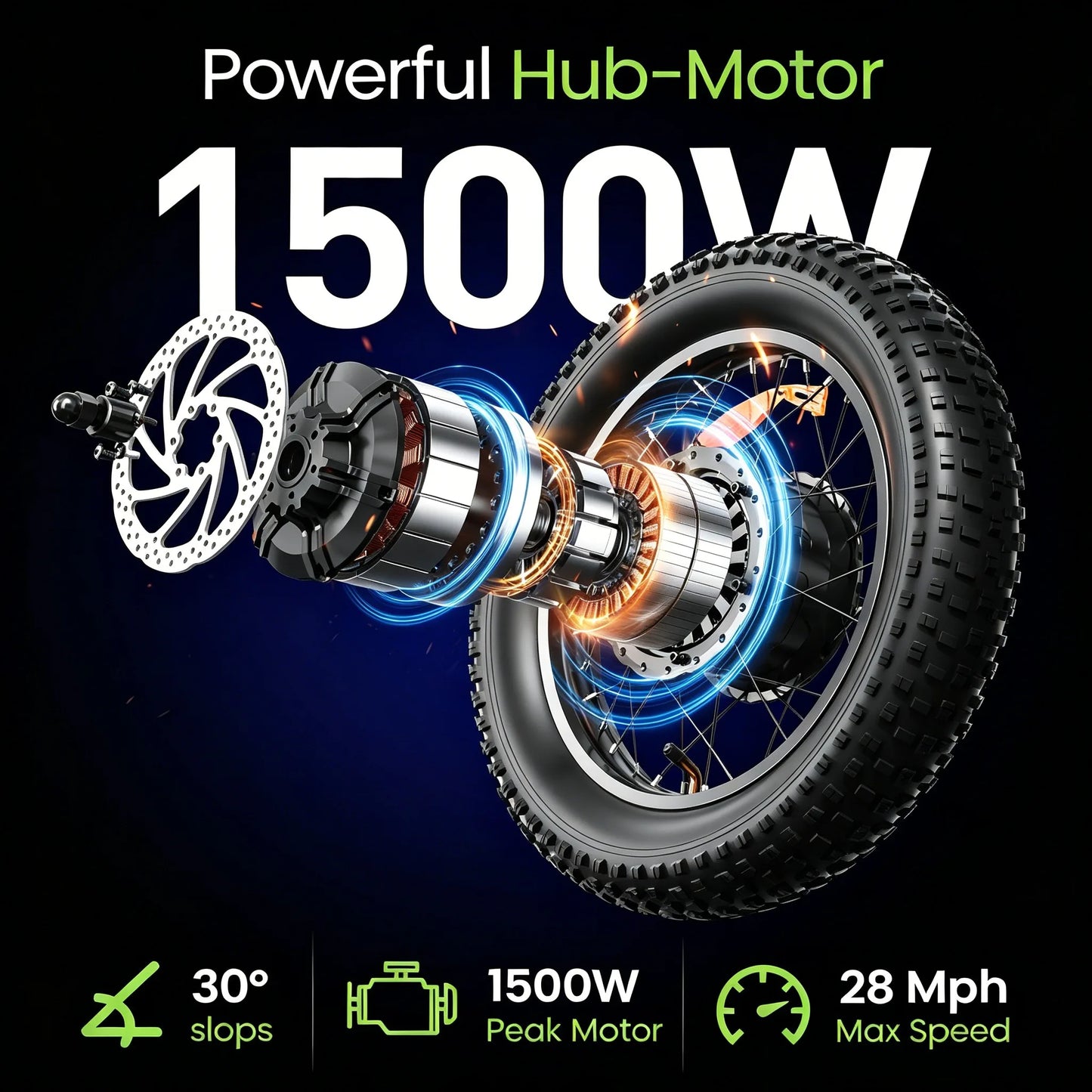 EILLEO SPACEWALK Electric Fat Tire All Terrain Ebike for Adults