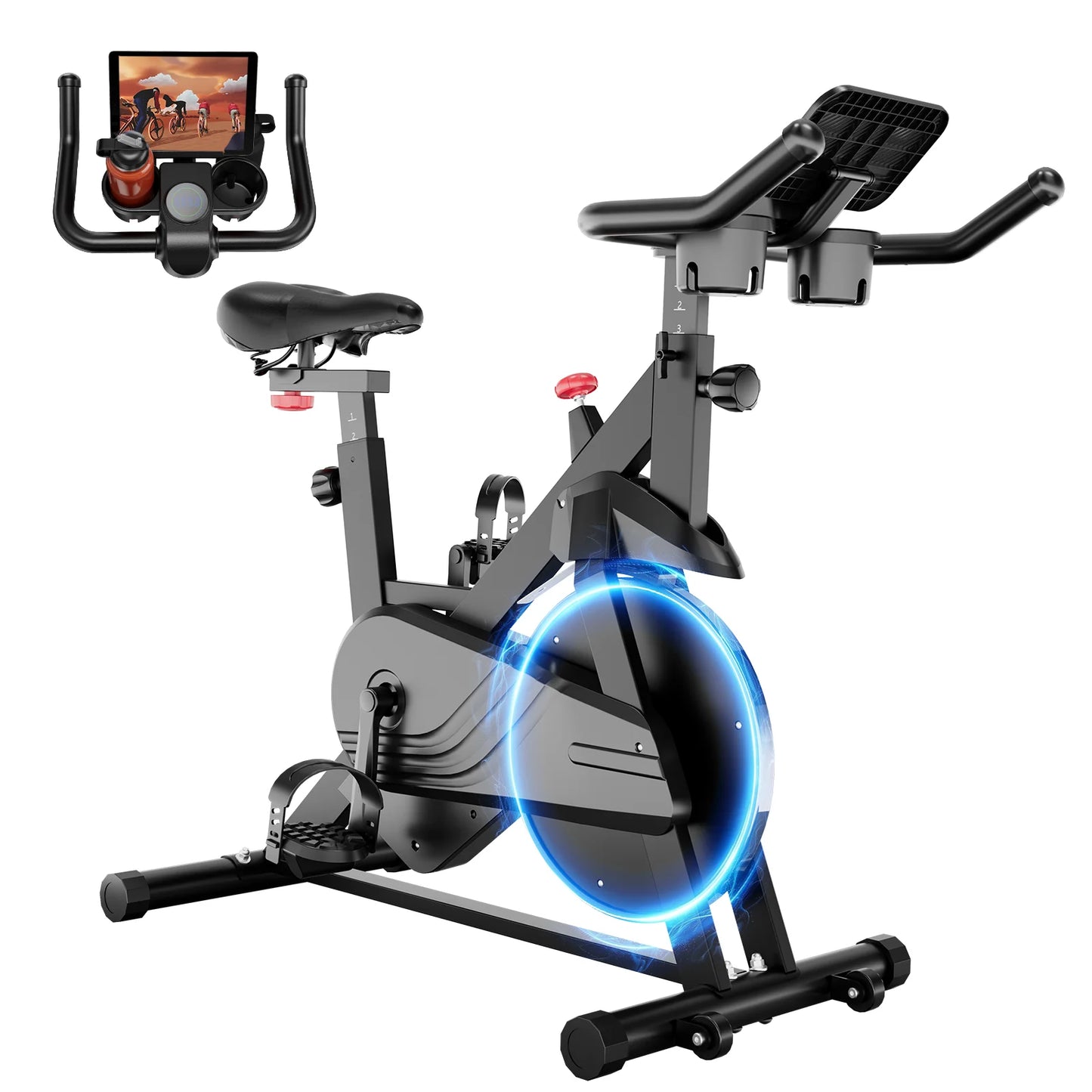 Superun 32 Level Magnetic Resistance Stationary Bike For Home Workouts