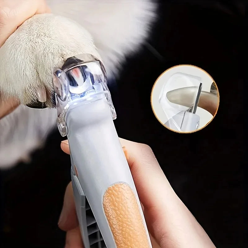 Light Up Pet Nail Clipper For Safe Dog Cat Grooming