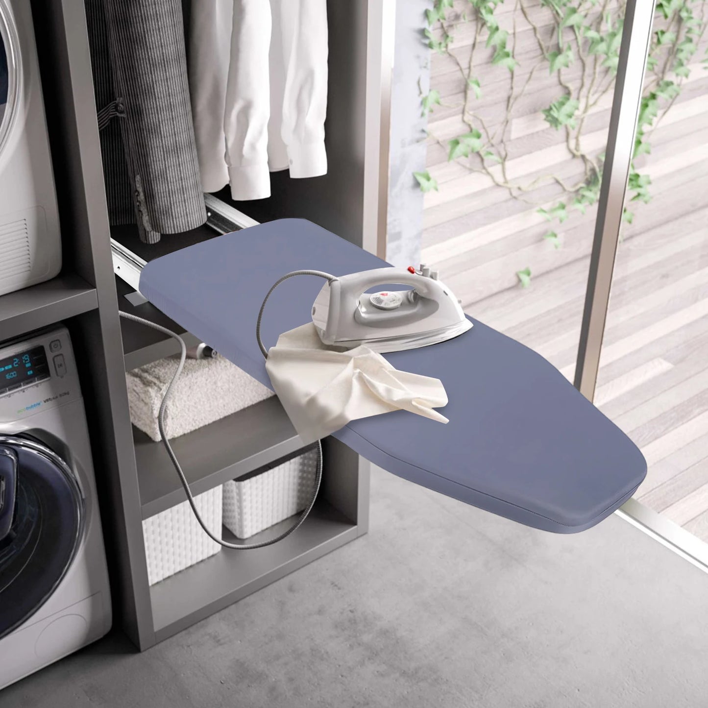Retractable Ironing Board Cabinet Mount For Closet Stowaway