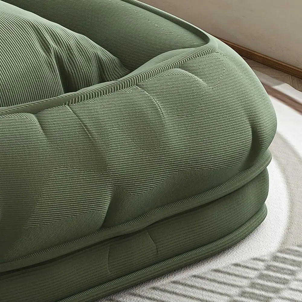 Corduroy Dog Bed For Adults Foldable Lounge Sofa With Cushions