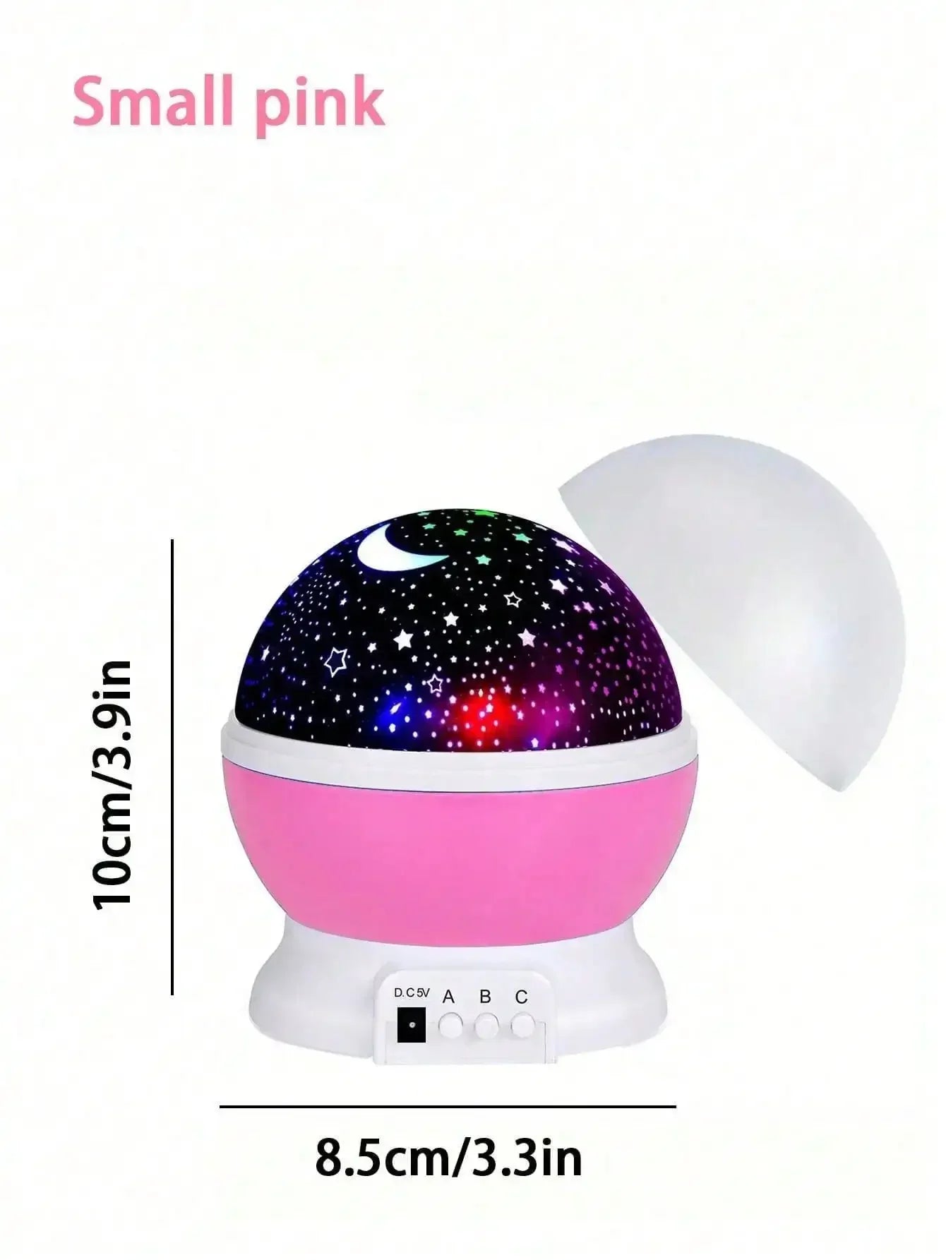 360 Rotation LED Star Moon Projection Lamp For Room Decor