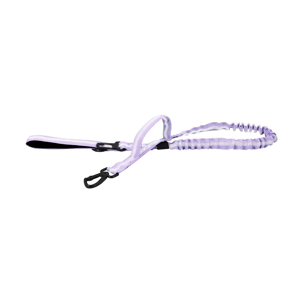 Tactical Dog Leash Adjustable Elastic Rope With Dual Control Handles