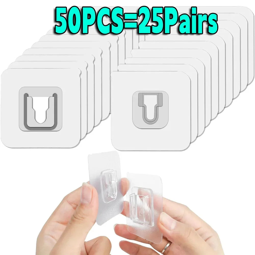 Double Sided Adhesive Wall Hooks Suction Cup Kitchen