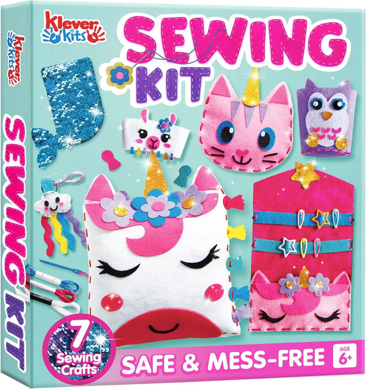 Joyfy My First Kids Sewing Kit 7 Easy Projects Beginners