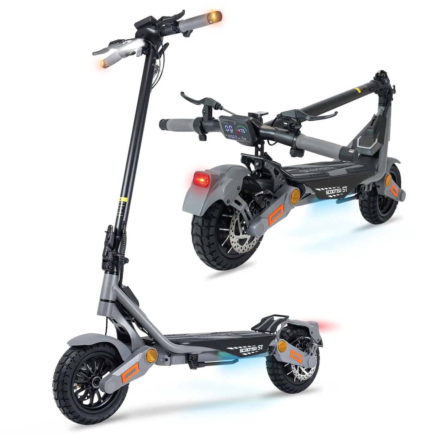 BIkydom Electric Scooter 1200W Motor 48V Battery 35mph
