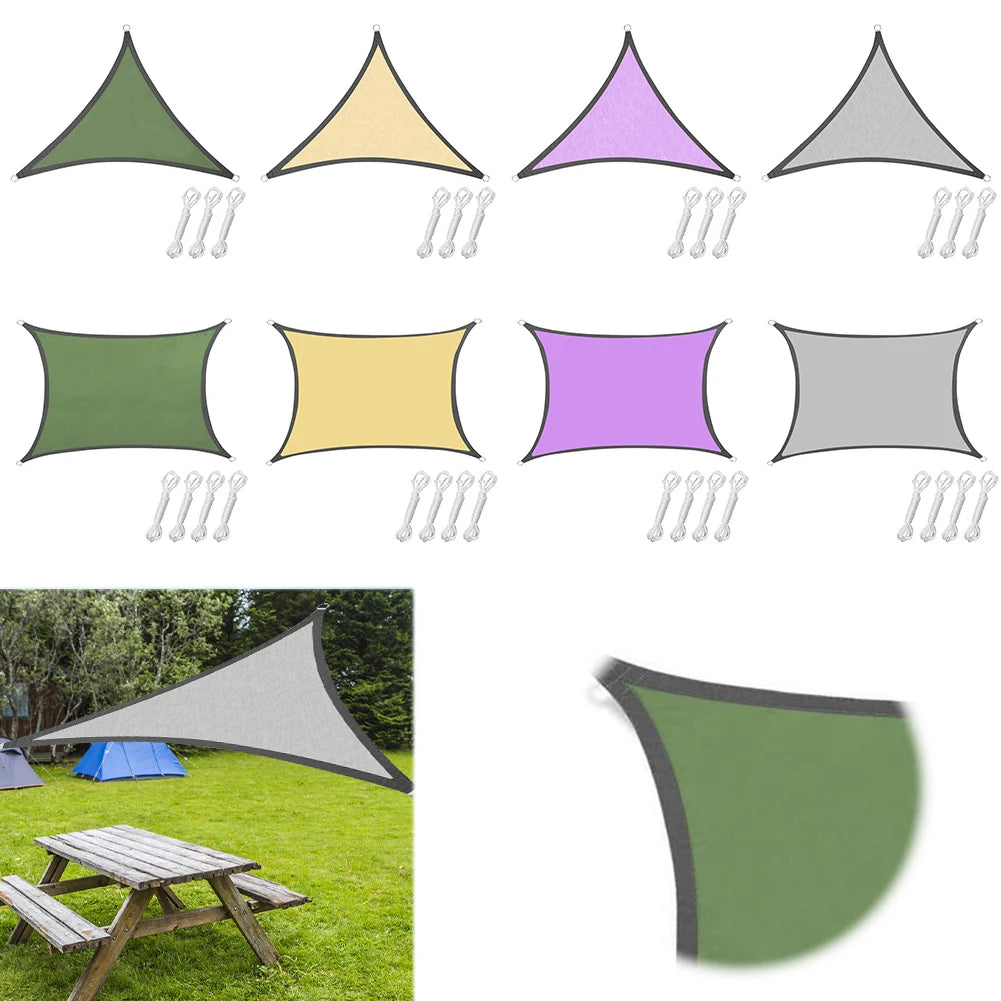 Sun Shade UV Block Oxford Cloth Canopy Patio Cover Backyard