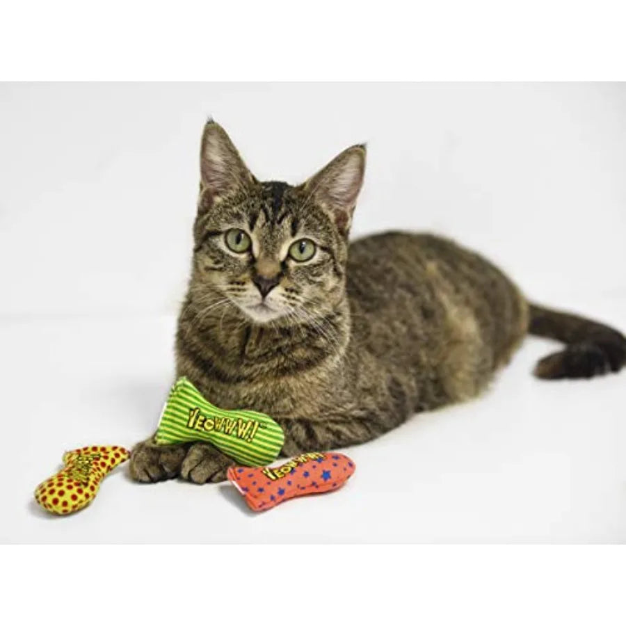 Catnip Dots Toy for Cats in Soft Suede Fabric Play