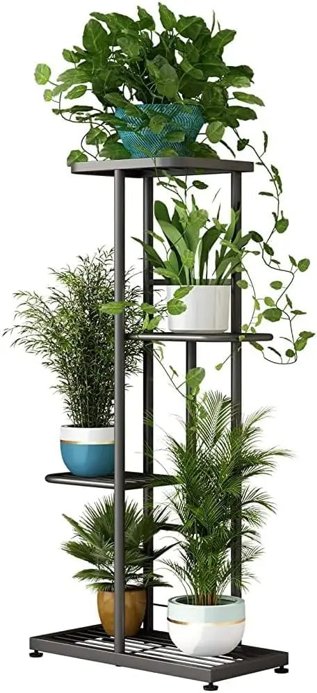 Metal Plant Stand 4 Tier Indoor Outdoor Corner Shelf